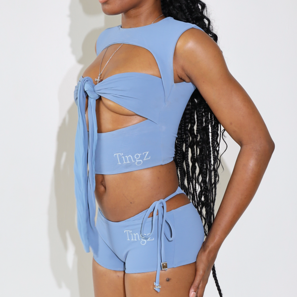 Bikini Bottoms Set- Blue