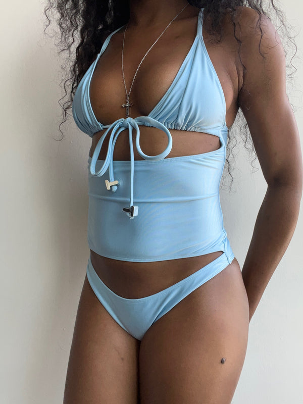 Corset Kini- Bleu